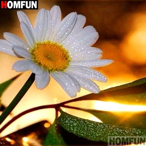Homfun Full Square/Round Drill 5D DIY Diamond Painting "Flower landscape" 3D Embroidery Cross Stitch Home Decor Gift A11777
