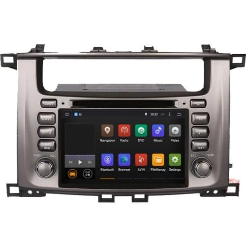 Android9.0 Auto radio Car radio player With DVD BT 8 Core Car GPS Navigation TOYOTA Land Cruiser 100/LC100/Lexus LX470 1998-2007