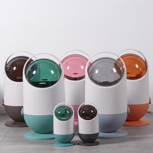 Outdoor Modern Trash Can Cover Large Creativity Garbage Trash Can Big Size Plastic Food Waste Cocina Household Cleaning AG50LJ