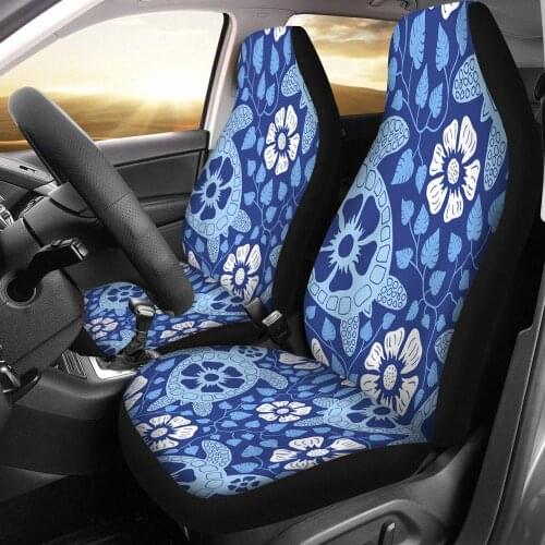 Sea Turtles Animal Blue Car Seat Cover 2020 Front Seat Cushion Washable Protector Covers for Universal Car Auto Interior Decor