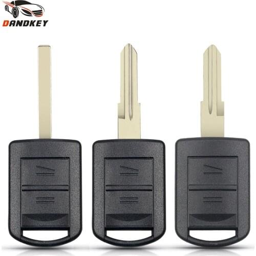 Dandkey 10pcs For Opel Vauxhall Corsa C Meriva Astra Combo Agila Fob Remote Key Shell HU100 HU43 YM28 Blade Car Accessories