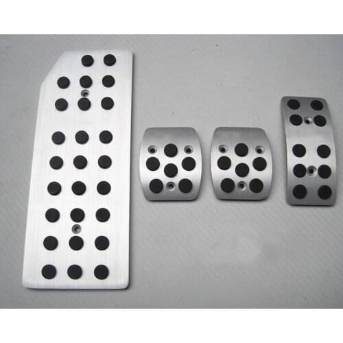 DEE Car Accessories For Suzuki S-Cross MT/AT Accelerator Brake Clutch Foot Rest Foot Rest Footrest Pedal Sticker Pedale Plates P