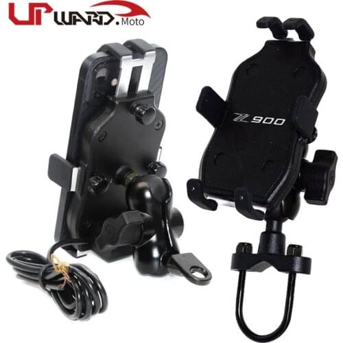 For Kawasaki Z900 Z900RS Z 900 Z 900RS 2017 2018 2019 2020 2021 Motorcycle CNC Handlebar Mobile Phone Holder GPS stand bracket