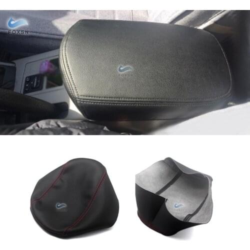 For Toyota Rav4 RAV 4 2006 2007 2008 2009 2010 2011 2012 Microfiber Leather Car Center Control Armrest Box Cover Sticker Trim