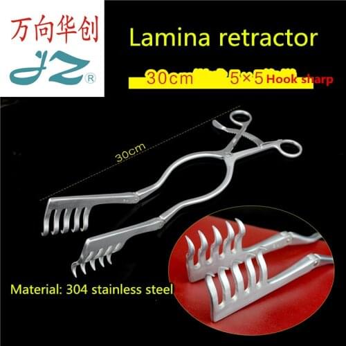 JZ neurosurgery Orthopedic medical instrument activity Multiple teeth Lamina Retractor spine Distraction forcep distractor open