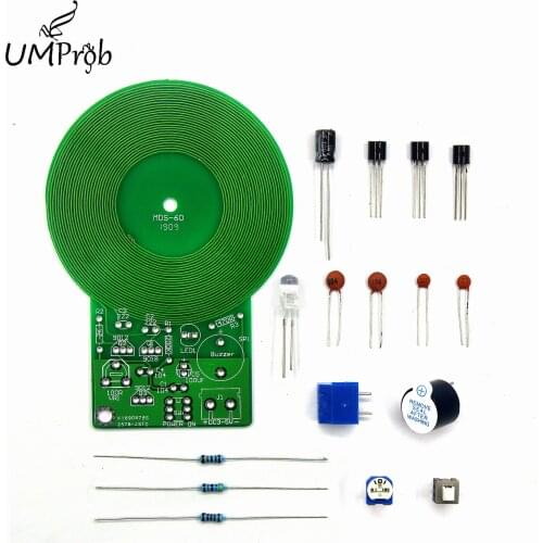 DC 3V-5V Metal Detector Kit Electronic Kit 60mm Non-contact Sensor Board Module DIY Electronic Part Metal Detector DIY Kit