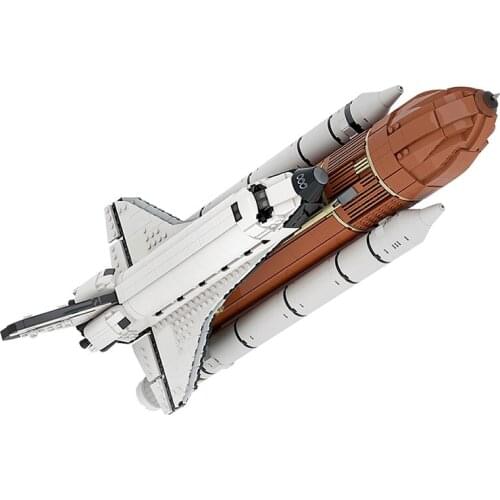 MOC Plane Series Space Shuttle Building Blocks Kit Sky Vehicle Rocket Airplane Bricks Assemble Idea Model Toy For Children Gifts