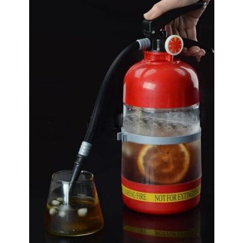Creative beer machine bar plasic fire extinguisher shape drink bottle beers machine bartender water dispenser