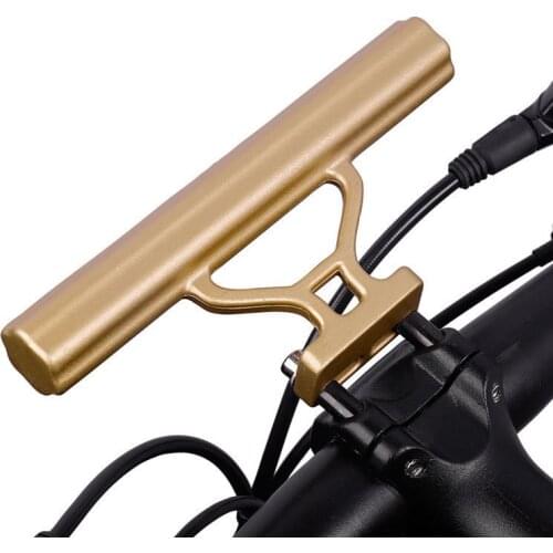 Bicycle Handlebar Extender Bracket Mountain Bike Mount Flashlight Holder Aluminum Alloy Bike Phone Stand Computer Camera Stand