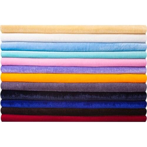 Thickened Pleuche Gold Velvet Upholstery Fabric for Furniture Home Decor Textile by the Meter