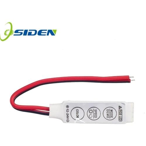 50Pcs Mini RGB Controller 12V 6A 3 Keys for 5050 3528 RGB LED Strip Light 19 Dynamic Modes and 20 Static Color Free Shipping