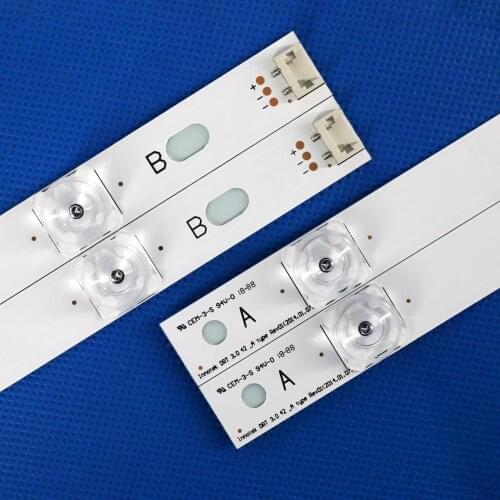100% NEW 8 PCS(4*A,4*B) LED strips for LG INNOTEK DRT 3.0 42"-A/B Type 6916L 1709B 1710B 1957E 1956E 6916L-1956A 6916L-1957A