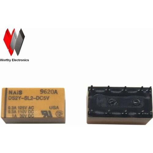 Wholesale 10pcs/lot relay DS2Y-SL2-DC5V