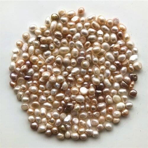 Drop Shipping 50g 5-8mm Natural Pearl Quartz Crystal Rough Polished Gravel Specimen Tibet Natural Stones and Crystals