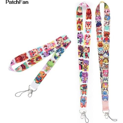 A3552 Patchfan Cartoon Animals Tag Strap Kids Neck Lanyards for Safety Breakaway For Mobile Phone USB ID Badge Holder Key