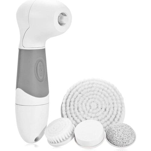 Scrubber Exfoliator Electric Tool Skin Care Multifunctional Pore Cleanser Facial Cleansing Brush Handheld Body Massager Rotating