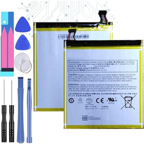 ST 28 3200mAh Replacement Battery For Amazon ST28 MC-308695 58-000255 Tablet Pad Type P/P