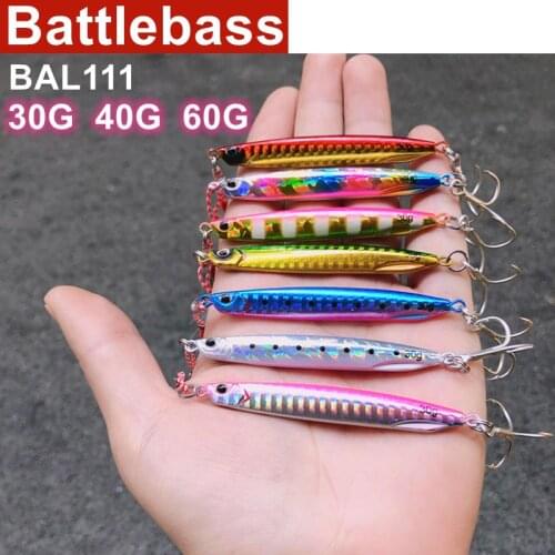 BATTLEBASS 2021 NEW Metal Casting Jig 20G 30G 40G 60G Fishing Jigging Super Hard Lead Fish Sea Bass Fishing Lure Pesca