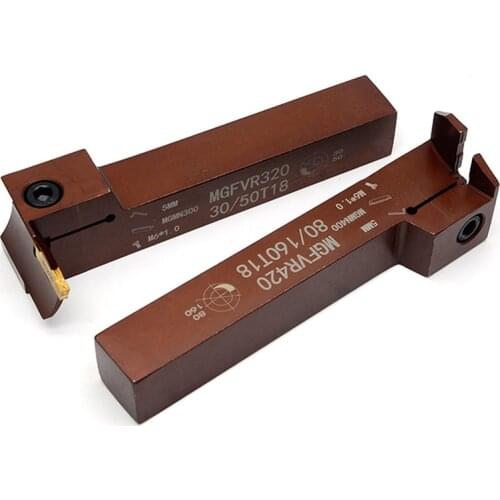 MGFVR 25MM MGFVR325 MGFVR425 7-Shaped Face Groove Cutter Double Head Turning Tool Holder For Carbide Insert MGMN MRMN 3mm 4mm