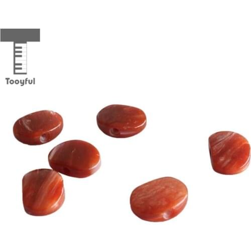 Tooyful Exquisite 6Pcs Oval Acrylic Guitar Tuner Machine Head Pearloid Buttons Parts Fit Professional Guitar Bass Ukulele Banjo