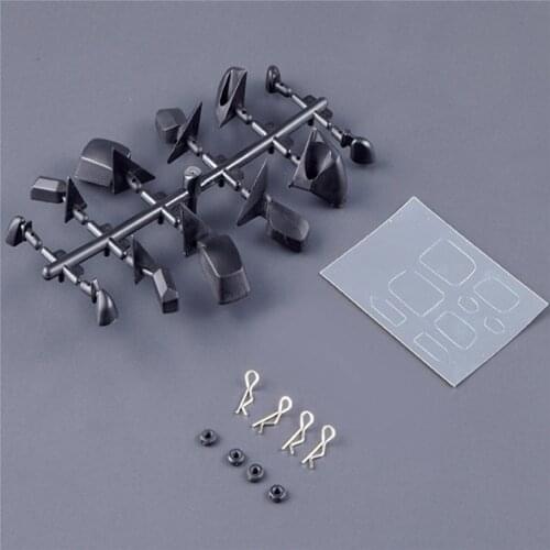 Universal High Simulation Rearview Mirror Kit for 1/10 RC Model Car Upgrade Parts