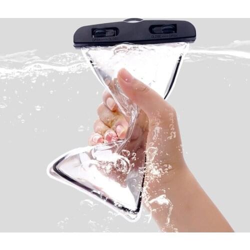 Waterproof Bag for Phone Rainproof Drift Diving Beach Swimming Bag Luminous Phone Case Universal for Phones Below 6.3 Inches