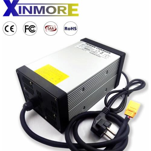 XINMORE 14.6V 40A Lifepo4 Lithium Battery Charger For 12V E-bike Pack AC-DC Power Supply for Electric Tool with CE FCC