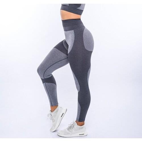 Women Seamless Yoga Pants Gym Tights High Waist Leggings Fitness Clothing Stretchy Running Pants Sportswear Training YP001