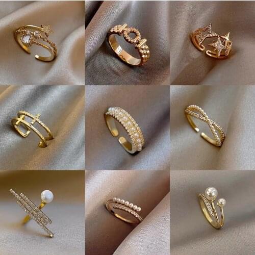 Women rings for girls ring for women jewelry schmuck bts accessories wedding finger ring christmas 2020 slytherin couple gift