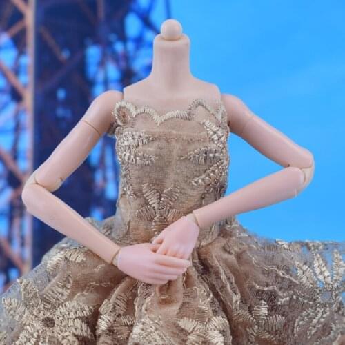 1/6 30cm Doll Elegant Wedding Dress Princess Dress Evening Dress Doll Accessories Suitable for Small Chest/middle Chest Bodyy