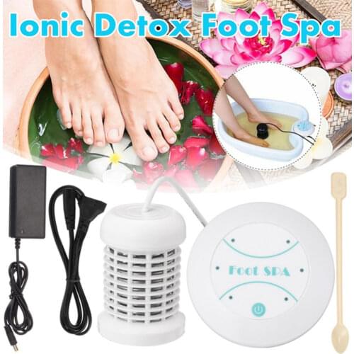 1 Pcs Detox Ion Cleanse Ionic Foot Bath Tools Aqua Cell Feet Spa Detox Foot Massage Bath Anti Stress Ion Foot Bath Detox Machin