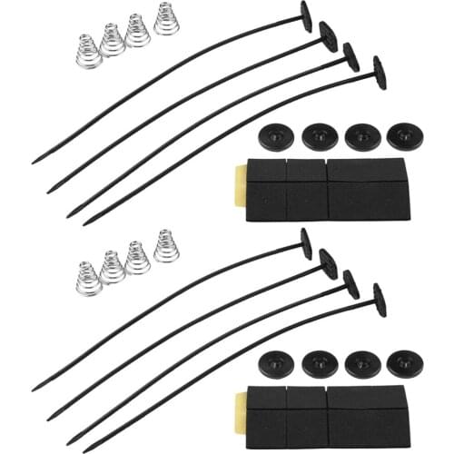 2 Set Car Fan Refitting Parts Universal Electric Cooling Radiators Accessory Auto Modification Fan Mounting Kit Car Fan Accessor