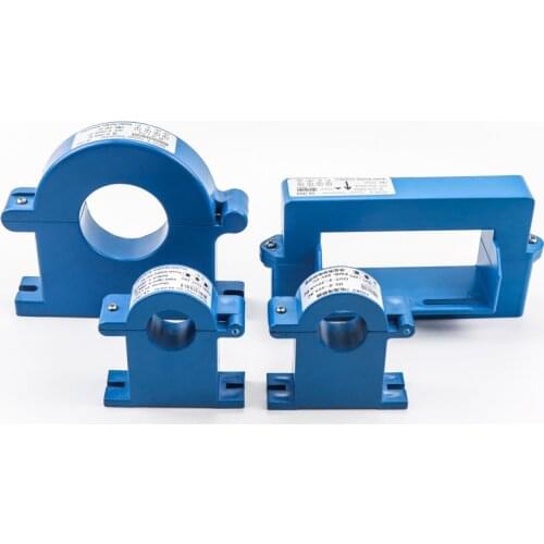 35mm open clamp ac current transmitter 4-20ma 0-5v 0-10v dc hall current sensor 100A-100A range measurement