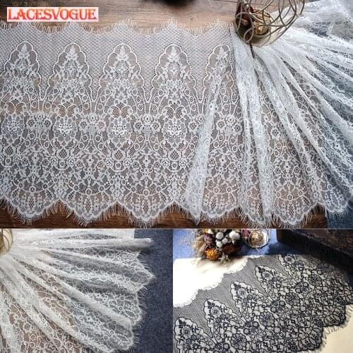 9meters 30cm Eyelash lace ribbon DIY Handmade accessories Garment needlework sewing Dress edge Underwear decoration 306