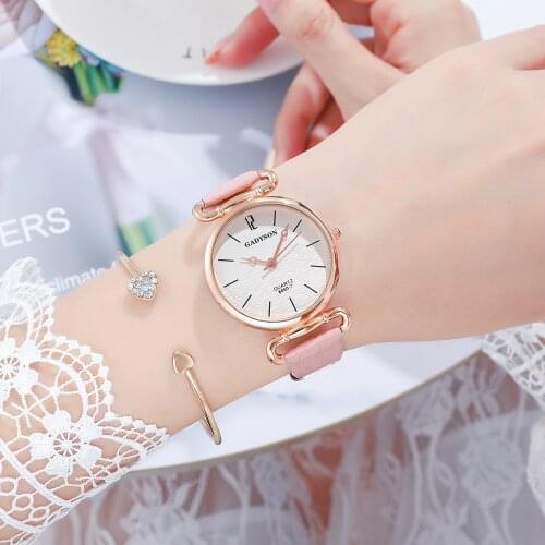 2021 NEW Watch Women`s Fashion Leather Belt Bracelet Watches Ladies' Quartz Clock Sea Level Dress Wristwatches Reloj mujer