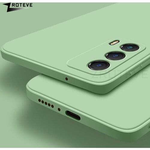 18 Case ZROTEVE Liquid Silicone Cover For Meizu 18 Pro Case Global Soft TPU Back Cover For Meizu 17 16 th 16th Plus Phone Cases