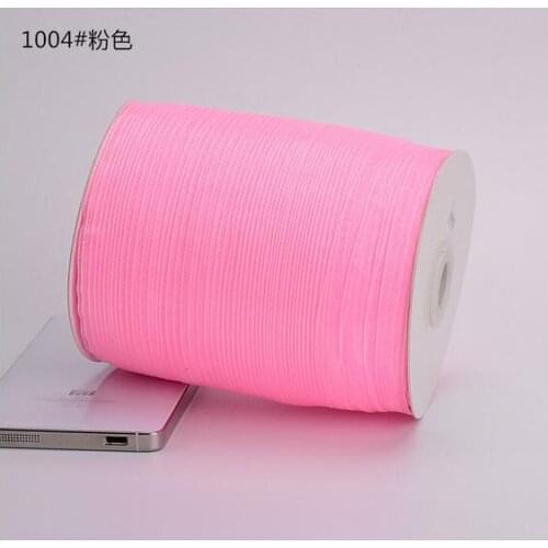 Cheap 500 Yards 6mm Width Chiffon Ribbon Wedding Party Decor Gift Wrapping Christmas New Year Apparel Sewing Fabric Ribbon