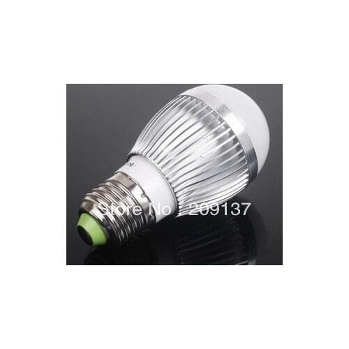 Dimmable Bubble Ball Bulb 9w LED bulb AC85-265V E14 E27 B22 silver/gold shell color warm/cool white free shipping