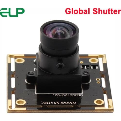 ELP 1MP Global Shutter monochrome USB Camera AR0144 Sensor High Speed 60fps 1280*720 USB Camera Module