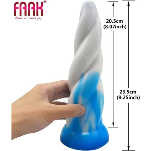 FAAK G-spot Dildo for Women Simulation Penis Large Anal Plug Butt Masturbating Dildo Realistic Strapon Big Dildo for Women