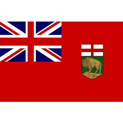 Manitoba Flag Yehoy hanging 90*150cm Canada For Decoration