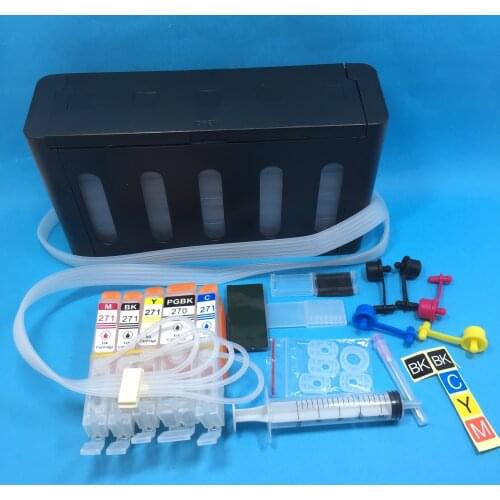 YOTAT 5Color PGI-270XL CISS ink cartridge PGI-270 CLI-271 for Canon PIXMA MG5720 MG6820 MG6821 MG6822 MG7720 TS8020 TS9020