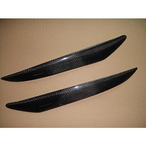 Carbon Fiber Headlight Eyelids Eyebrows for 2009-2013 Hyundai Genesis Coupe