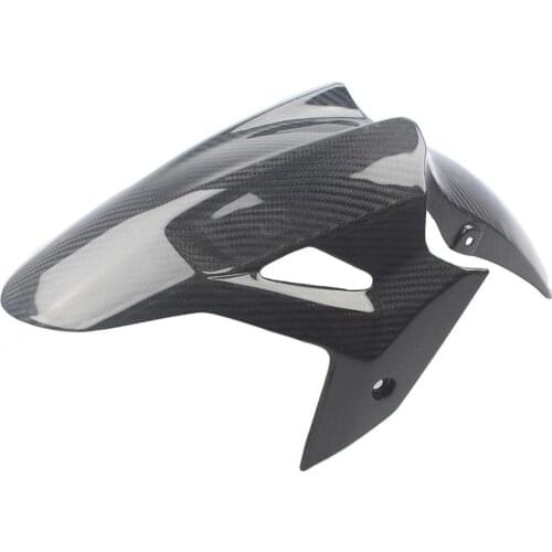 Front Fender 100% Carbon Fiber 3K Twill Fit for 2018 2019 Kawasaki Ninja 400