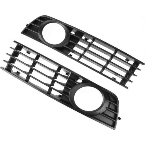 Car Front Bumper Lower Side Fog Light Grille Cover for Audi A4 B6 2001-2005 8E0807681 8E0807682