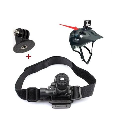 Tian beier rods Adjustable Action Camera Helmet Strap For Gopro Hero 6 5 4 SJ4000 Yi 4k H9 For HDR-AS30V HDR-AS100V accessories