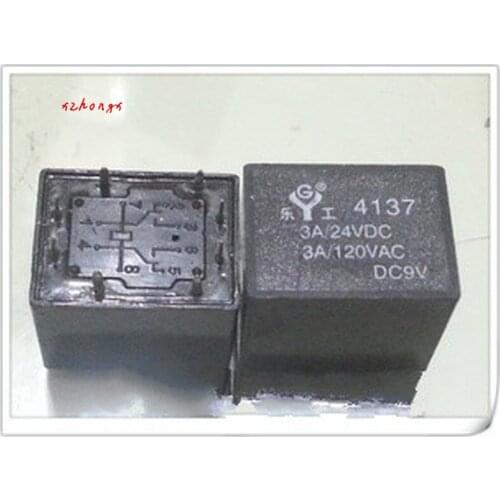 4137 3A/24VDC 3A/120VAC DC9V Relay