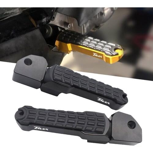 SEMSPEED Motorcycle CNC Aluminum Rear Passenger Foot Peg Footrests Pedals For YAMAHA TMAX 500 TMAX 530 SX DX TMAX 560 2008-2020