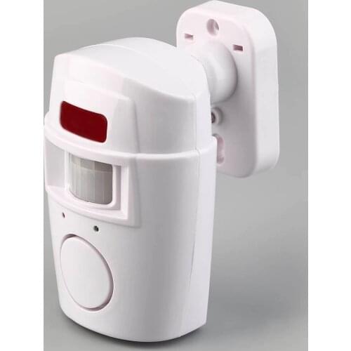 LESHP 105 dB MP Alert Infrared Sensor Alarm system 2 Remote Controller Wireless Home Security PIR Anti-theft Motion Detector