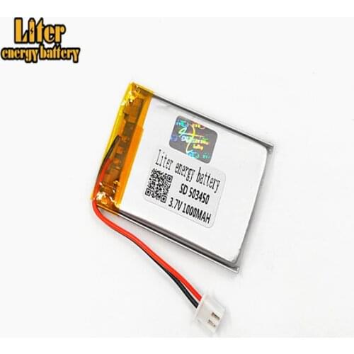 XHR-2P 2.54 1000mAh 523450 fire Rabbit Story machine 3.7V lithium polymer battery 503450